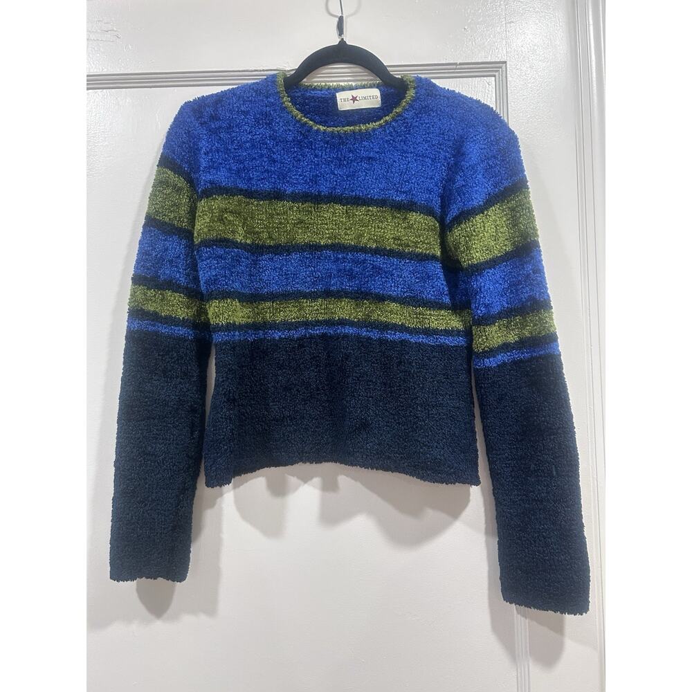 The Limited Women's Mohair Blend Vintage 90s Grunge Sweater Size S Multicolor